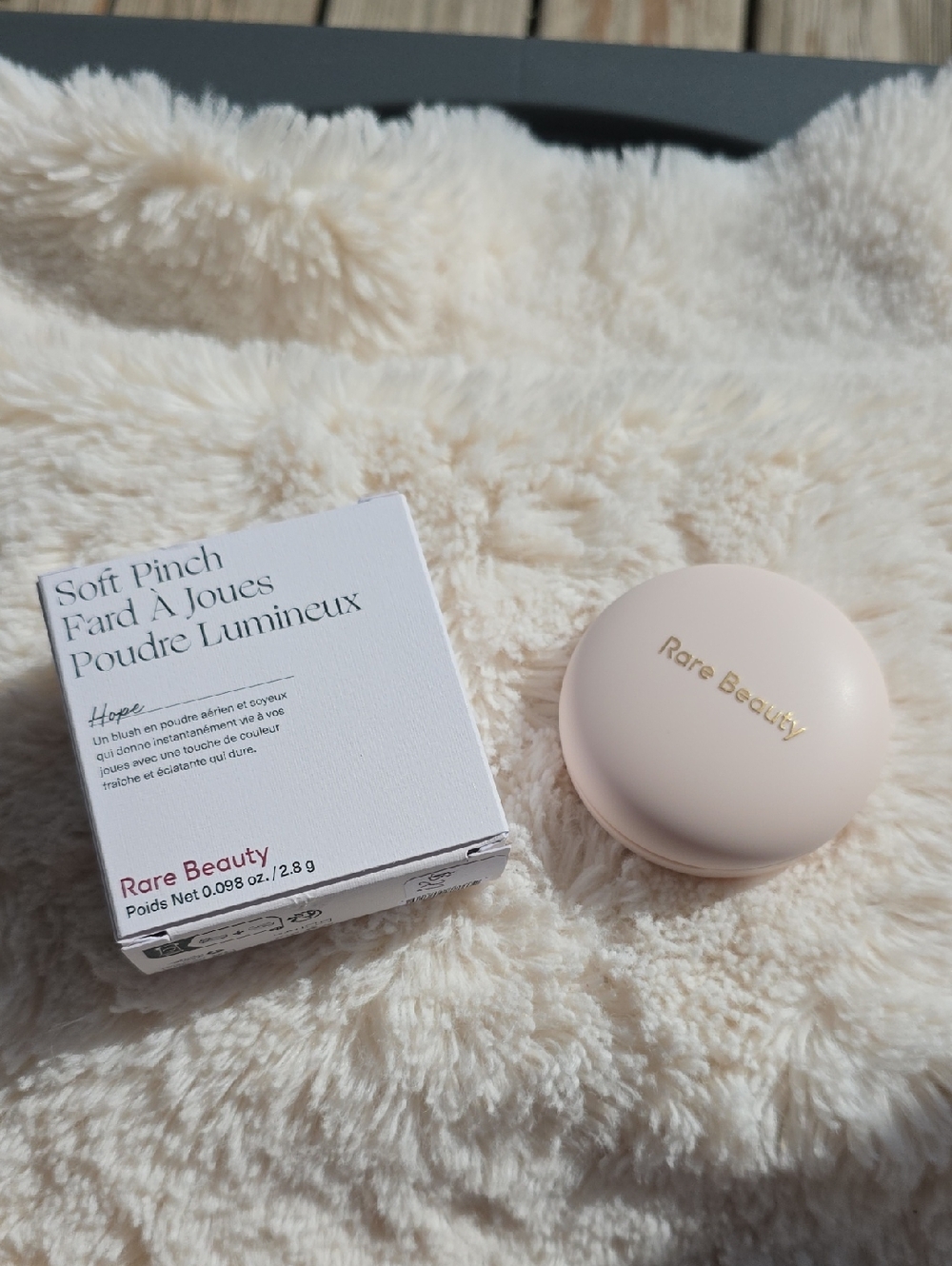 Rare Beauty Soft Pinch Luminous Blush — Hope (light pink)